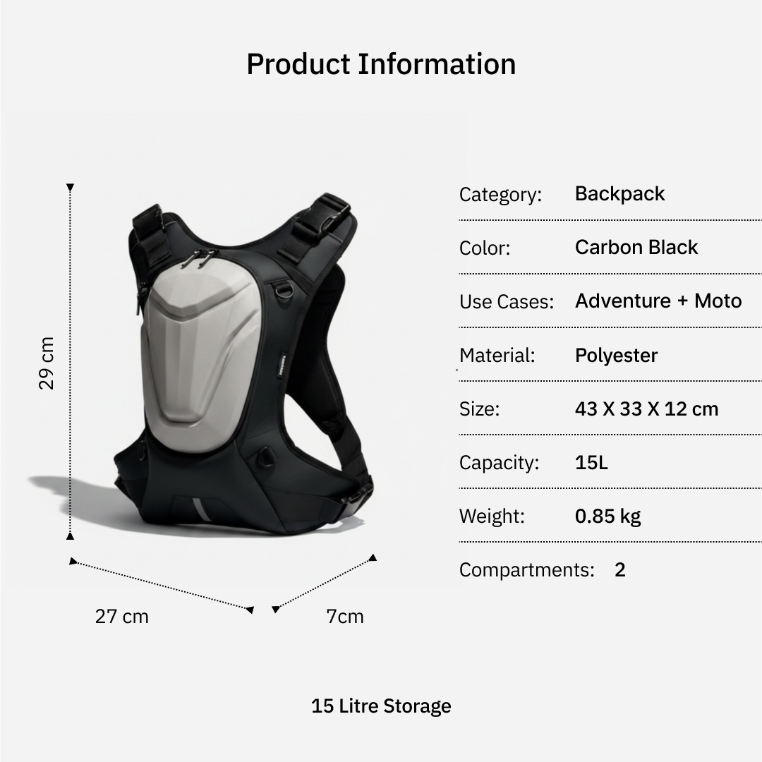 Flux 10L Backpack + 2L Hydration Bladder