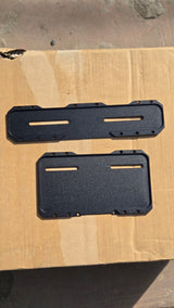 Aluminium number plate covers