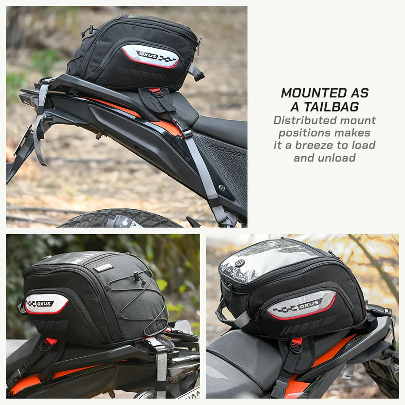 OXUS MAGNETIC MOTORCYCLE TANK BAG (MAGNET BASED)