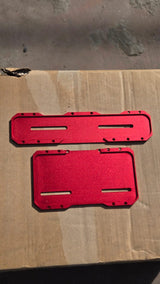 Aluminium number plate covers