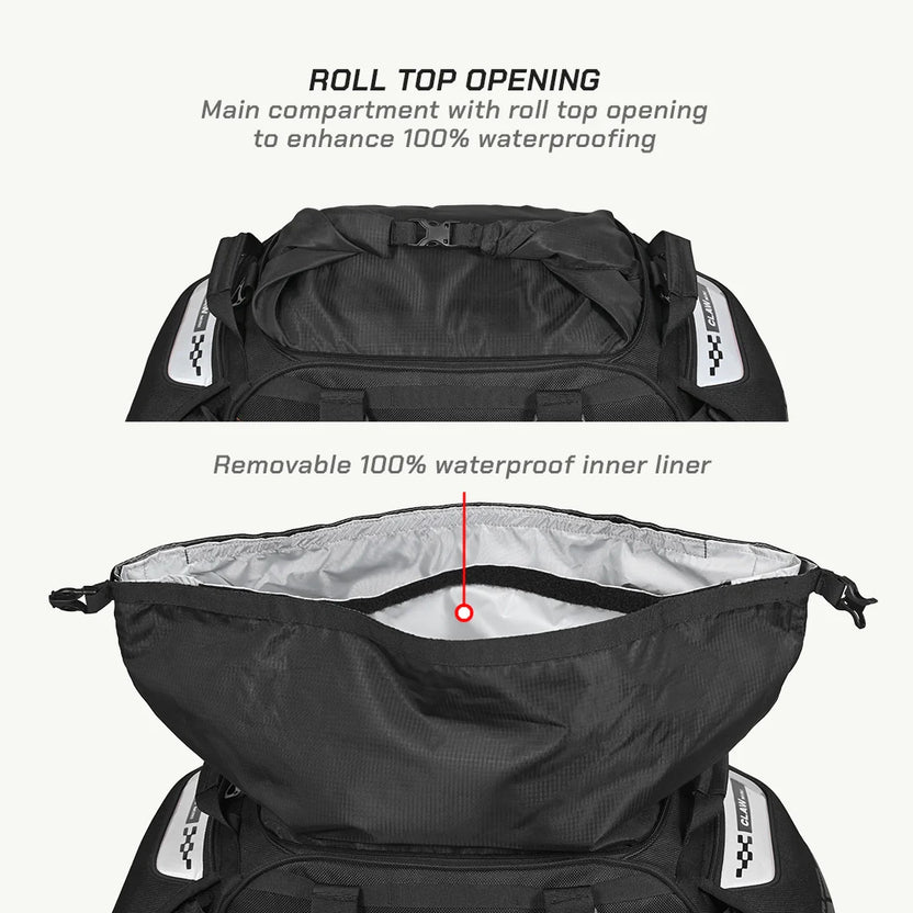 ViaTerra Claw Mini - 100% Waterproof motorcycle tailbag (Universal)