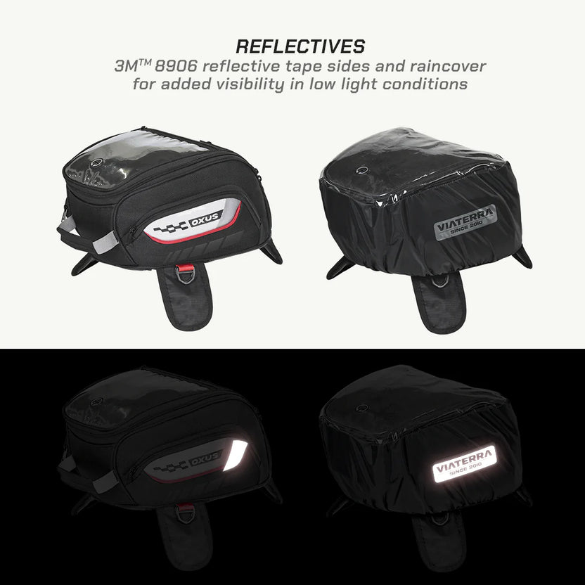 OXUS MAGNETIC MOTORCYCLE TANK BAG (MAGNET BASED)