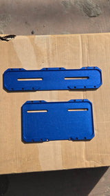 Aluminium number plate covers