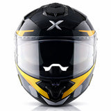 AXOR BRUTALE KRYPTIC DUAL SPOILER HELMET BLACK YELLO